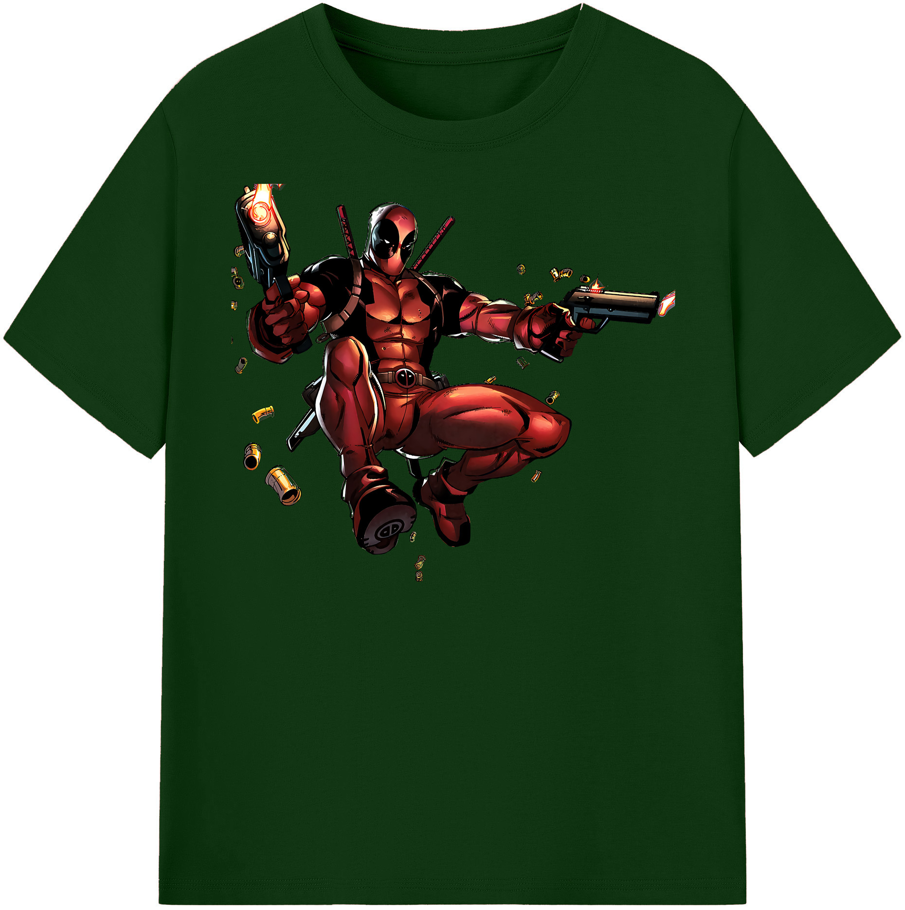 （画像用） Deadpool デッドプール 綿100％半袖Tシャツ（フロントプリント）